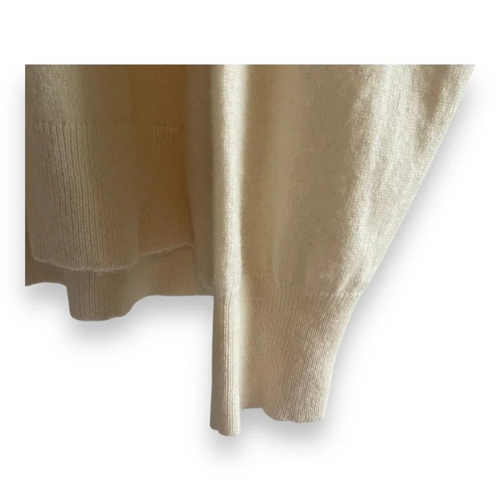 Zadig & Voltaire Gaby Strass Stars Cream Wool Cashmere Sweater Large - Picture 4 of 8